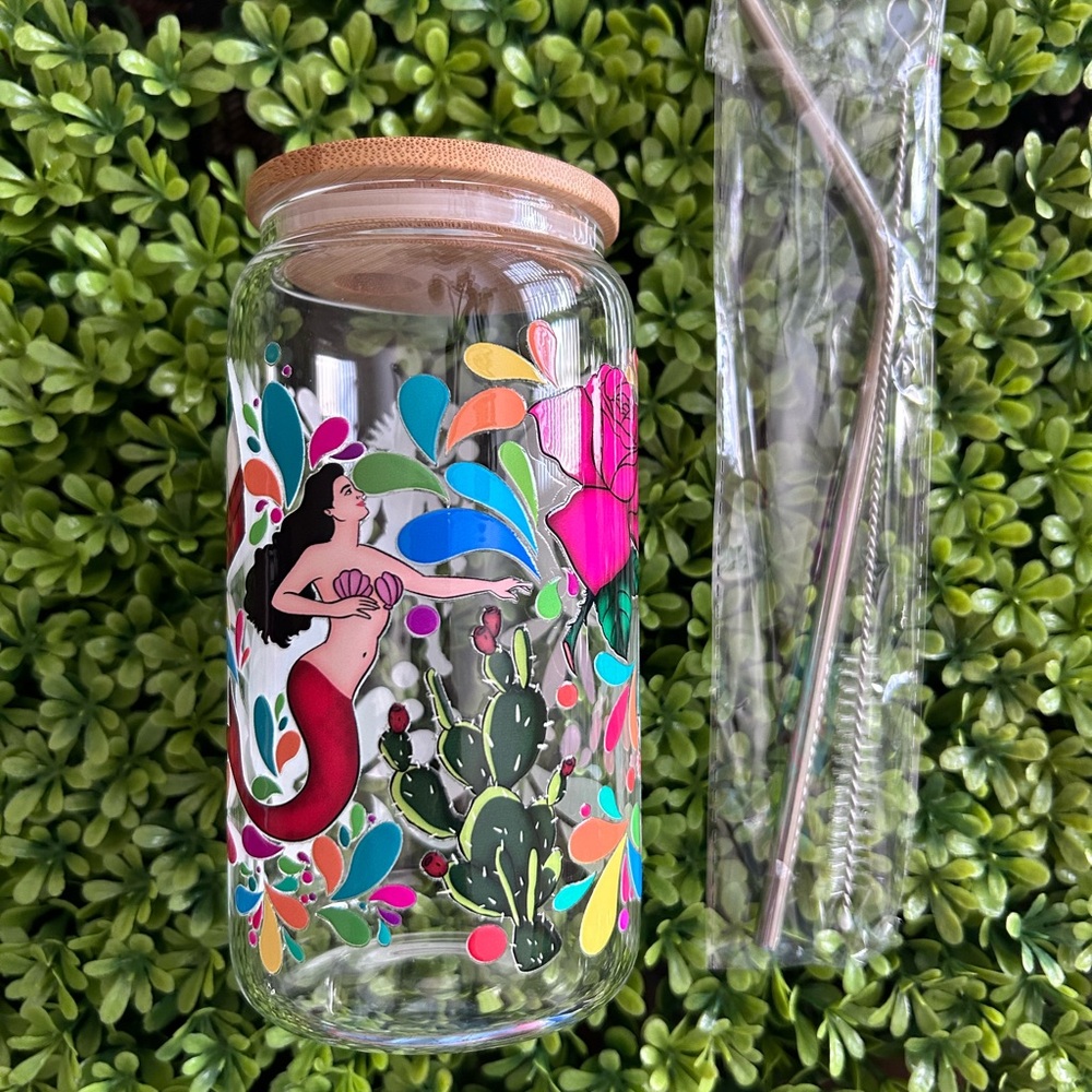 Lotería glass cup